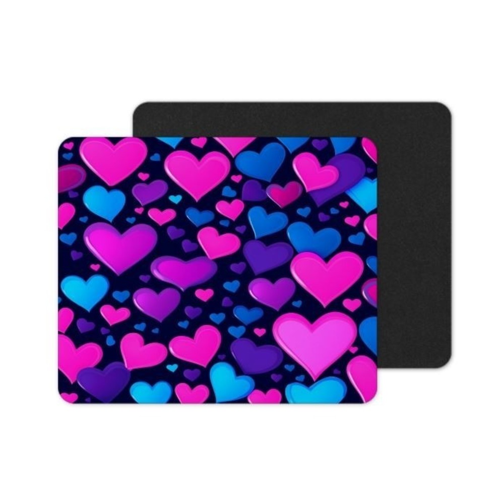 Hearts Mouse‎ Pad: Vibrant Neoprene Computer Accessory